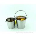 14*13CM cheaper Stainless steel ice bucket metal mini buket